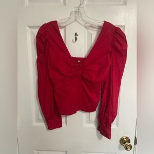 Red Cropped Top